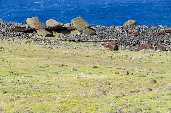 88 - Chile - isla de Rapa Nui o Pascua - Ahu Akahanga
